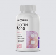 Витамины Endorphin vitamin Biotin 5000 60 капсул