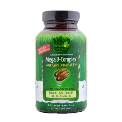  Irwin Naturals Mega B-Complex 60 